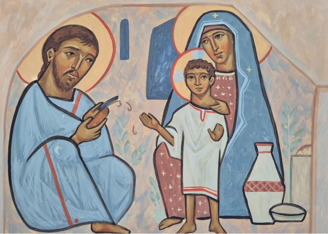 Personalised Christmas card – Débora iconosycirios, Coptic model
