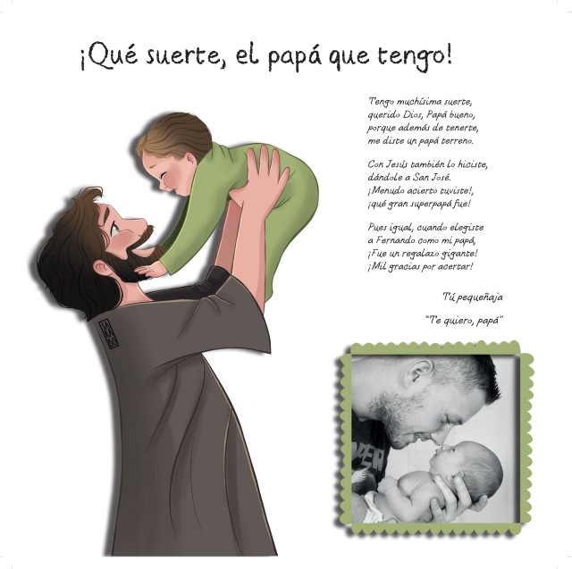 Personalised gift for Dad: Saint Joseph, by Sara BG